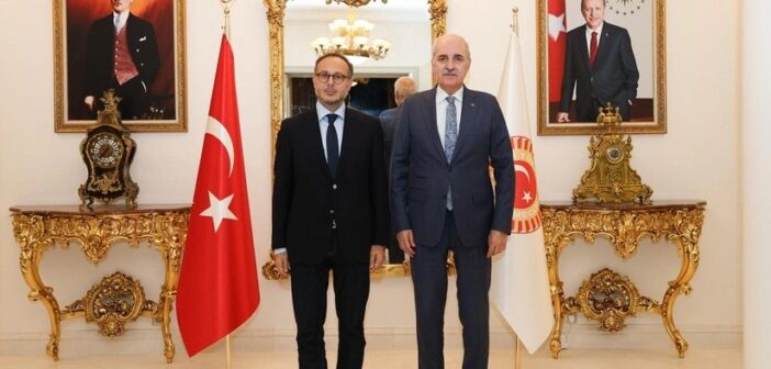 Türkiyə parlamentinin sədri TÜRKPA Baş katibini qəbul edib